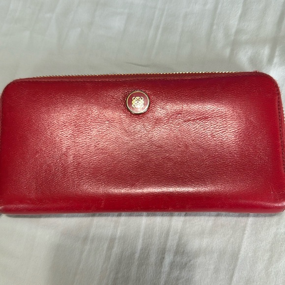 Loewe Red Long Wallet - Picture 1 of 14